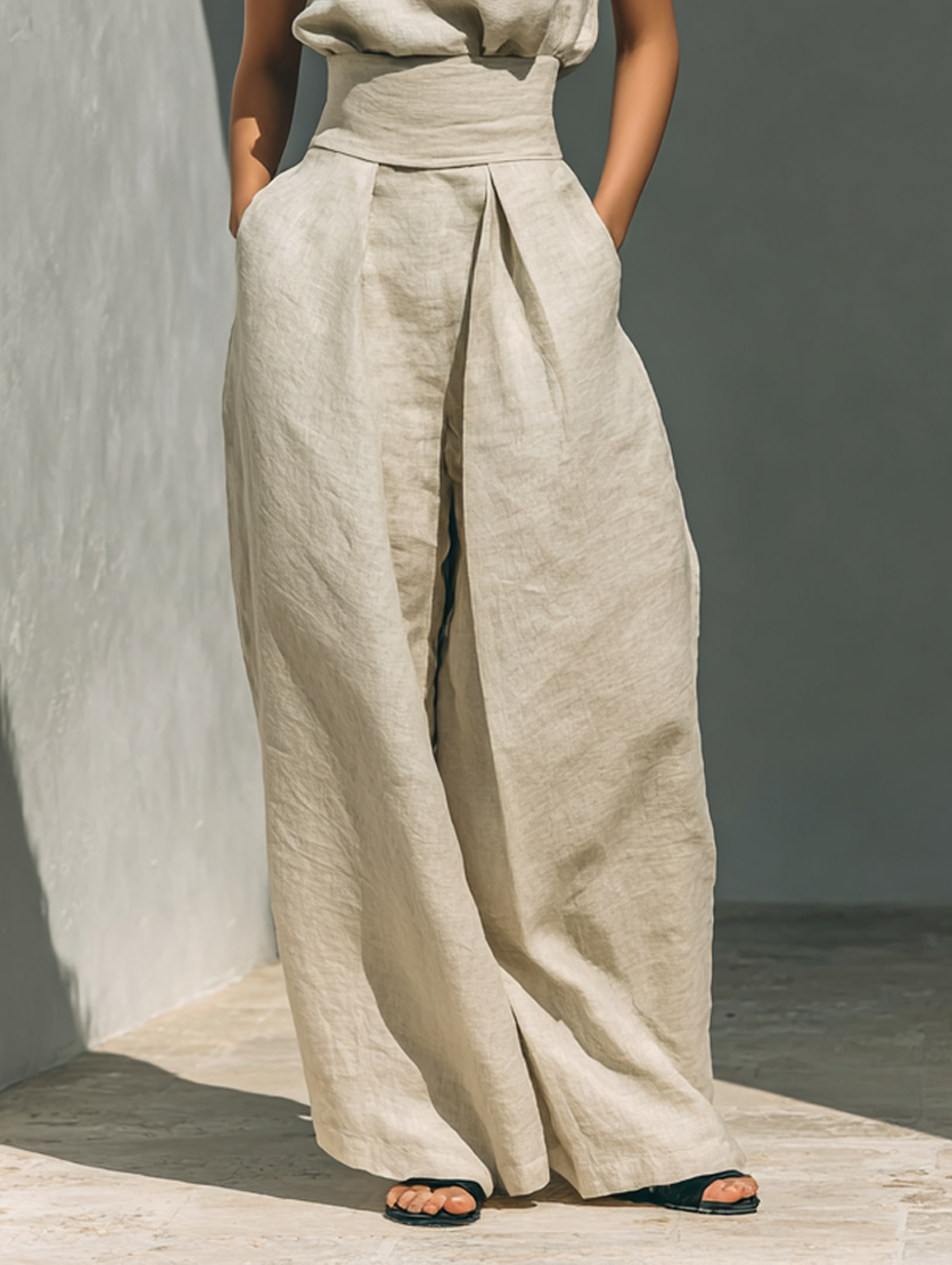 Moreau | Women’s Wide-Leg Cotton Set