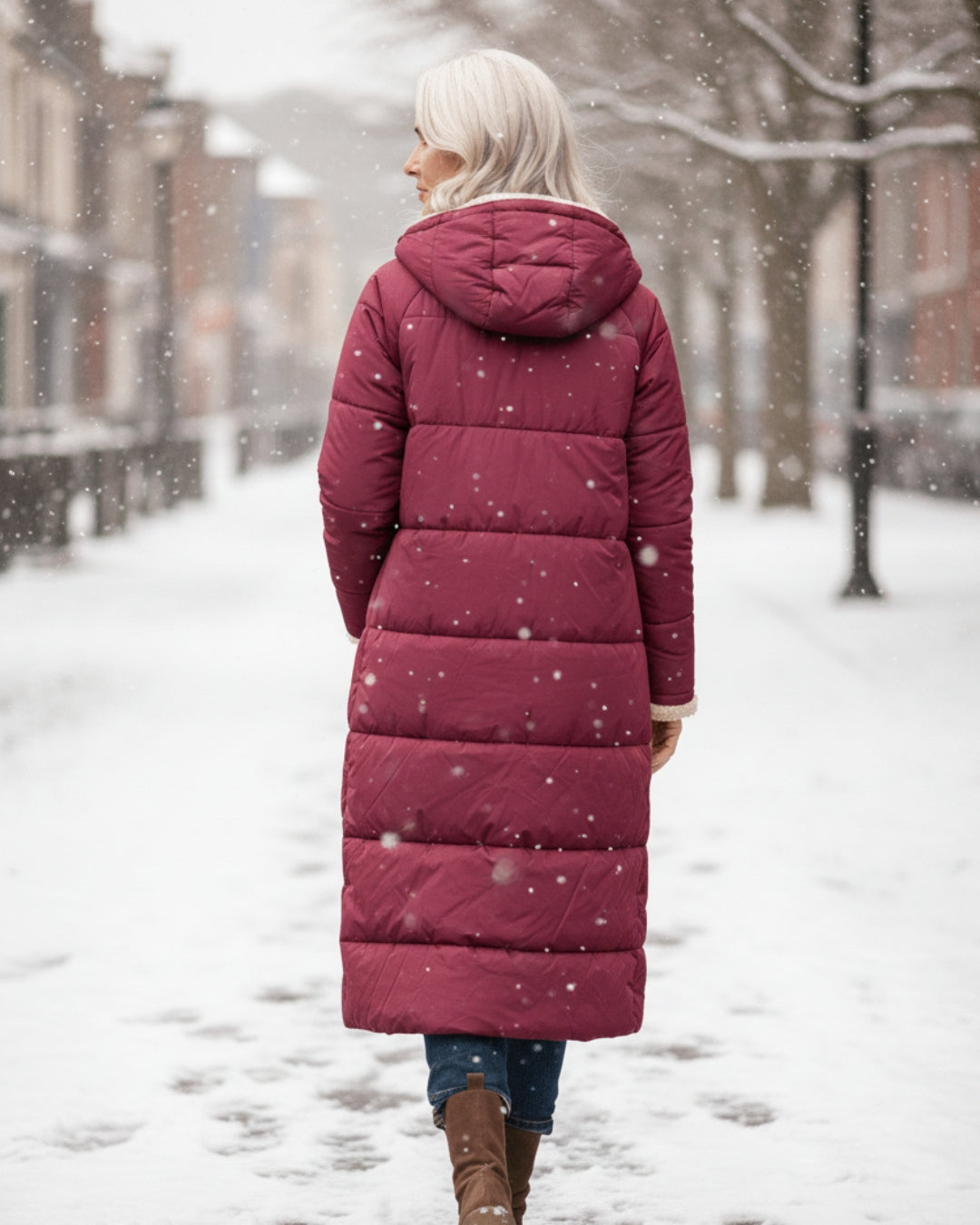 Elora | Insulated Sherpa Winter Coat