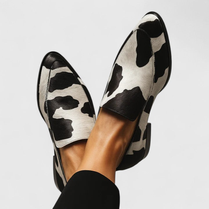 Quintee | Animal Print Loafers