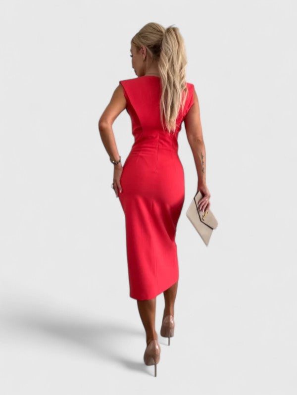 Mireya | Tailored elegant midi dress