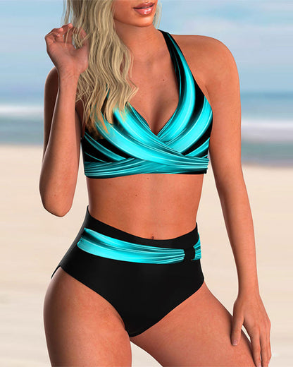 Liliana - Cross Neckline Bikini Set