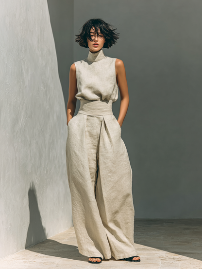 Moreau | Women’s Wide-Leg Cotton Set
