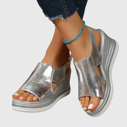 Veronica | Sort Comfort Sandals