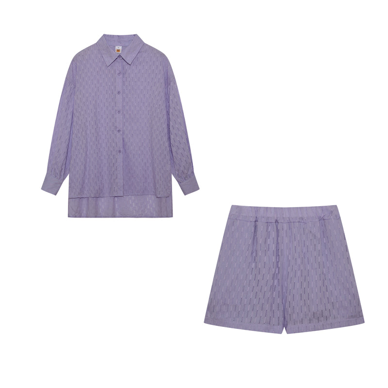 Elizabeth | Breezy Shirt And Shorts Set