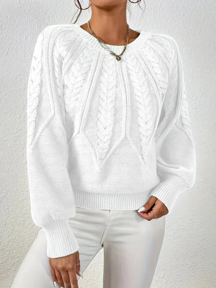 Maribel | Elegant Cable Knit Sweater