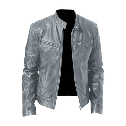 Harlan | Classic Leather Jacket