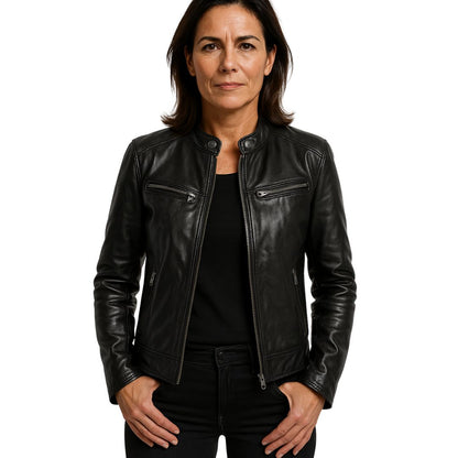 Harlan | Classic Leather Jacket