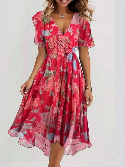Florence | Soft romantic summer midi dress