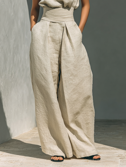 Moreau | Women’s Wide-Leg Cotton Set