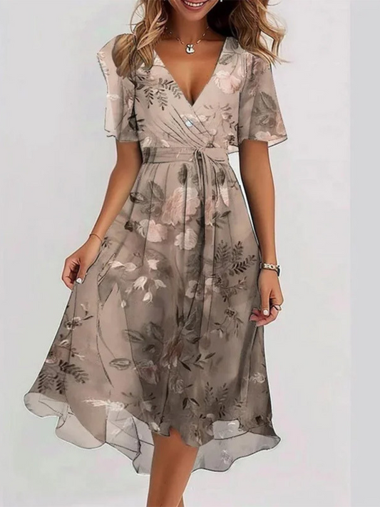 Florence | Soft romantic summer midi dress