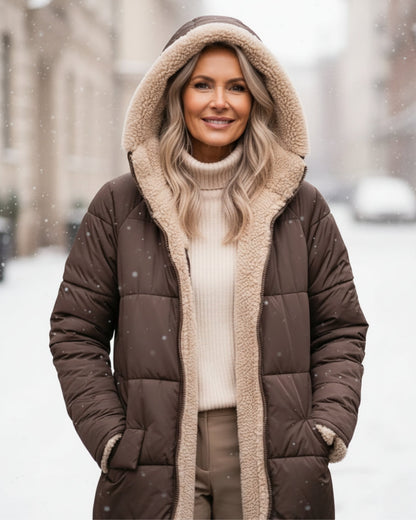 Elora | Insulated Sherpa Winter Coat