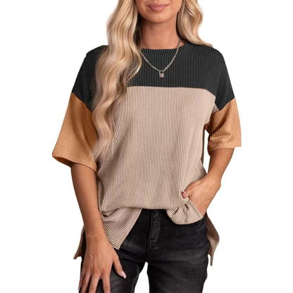 Brynlue | Casual Loose Fit Striped Summer Top