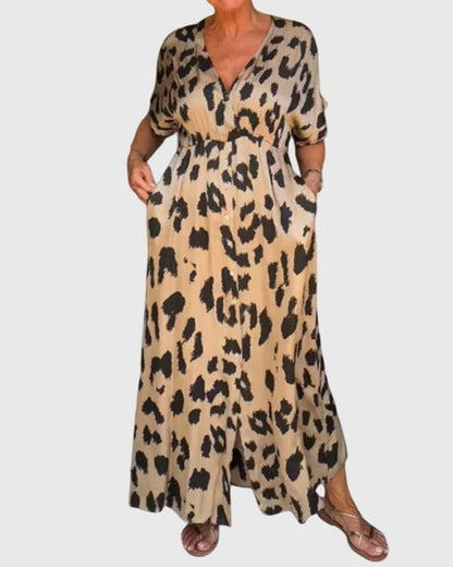 Adriana | Confident Leopard Statement Dress