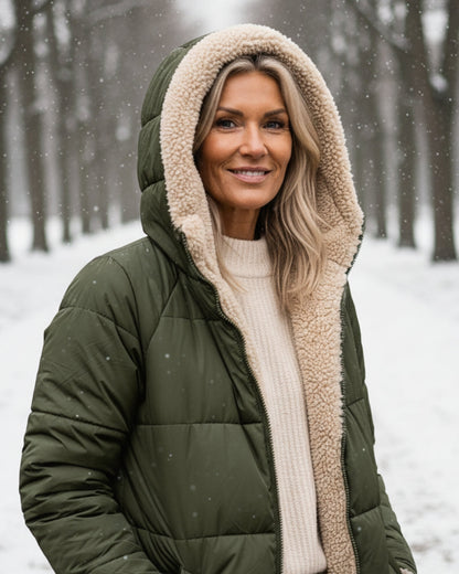 Elora | Insulated Sherpa Winter Coat