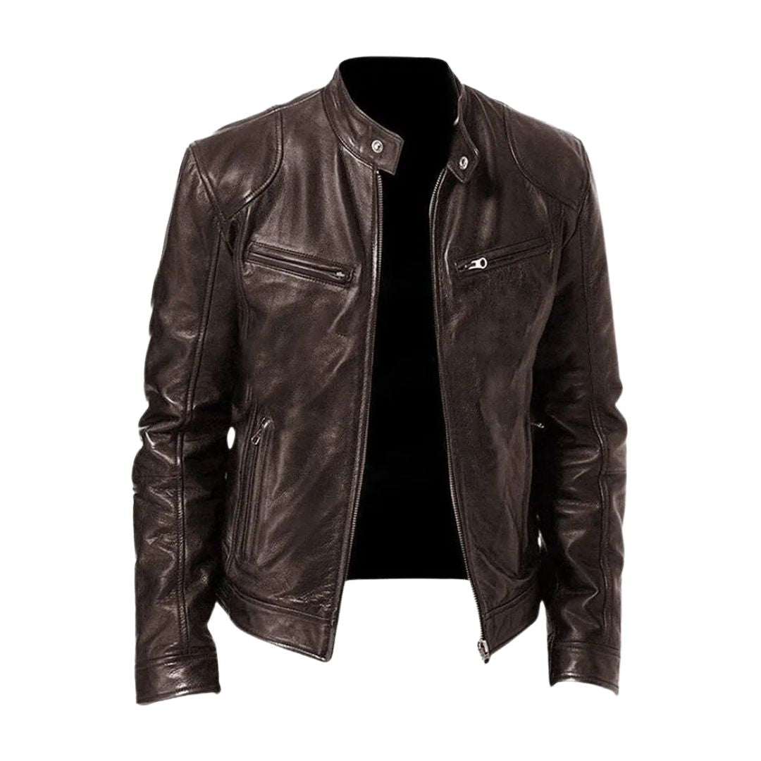 Harlan | Classic Leather Jacket