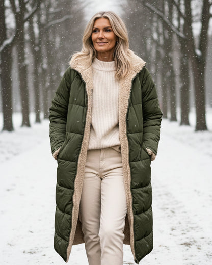 Elora | Insulated Sherpa Winter Coat