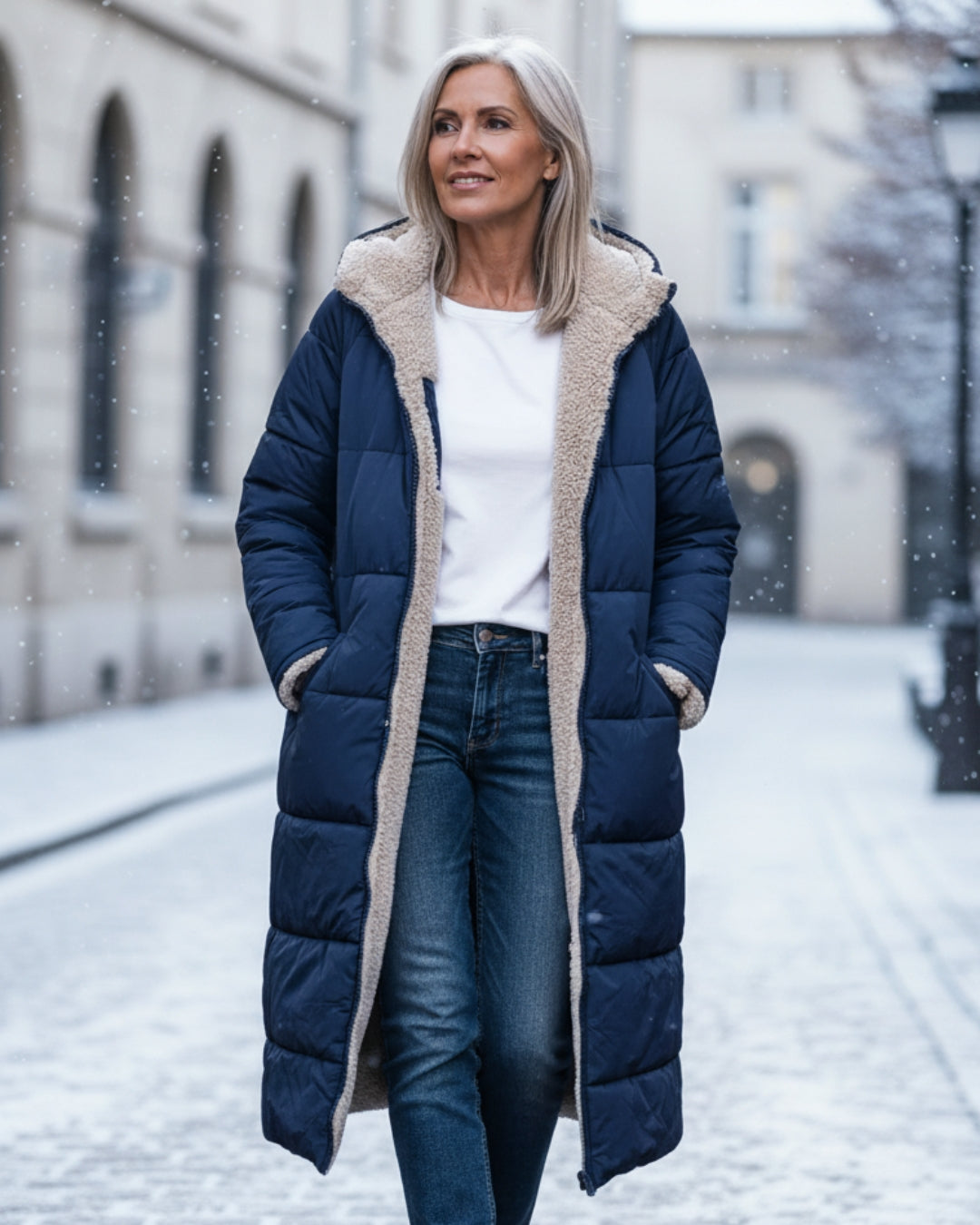 Elora | Insulated Sherpa Winter Coat