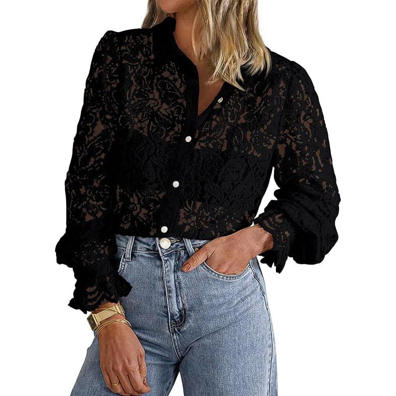 Ilaw | Chic Long Sleeve Button Down Blouse