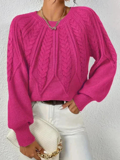 Maribel | Elegant Cable Knit Sweater