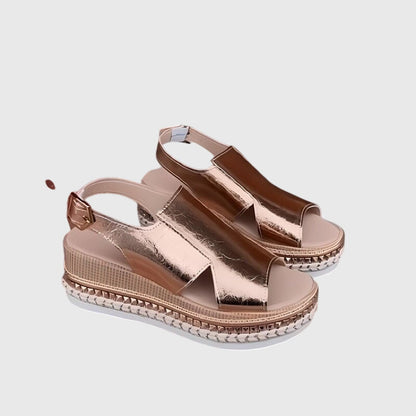 Veronica | Sort Comfort Sandals
