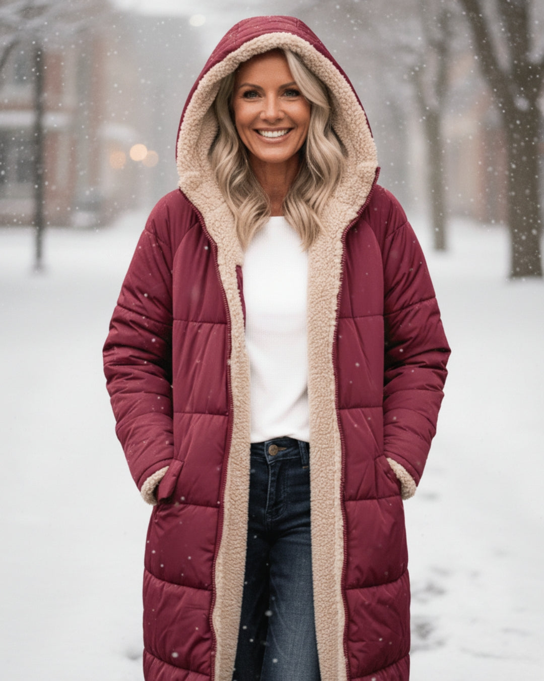 Elora | Insulated Sherpa Winter Coat