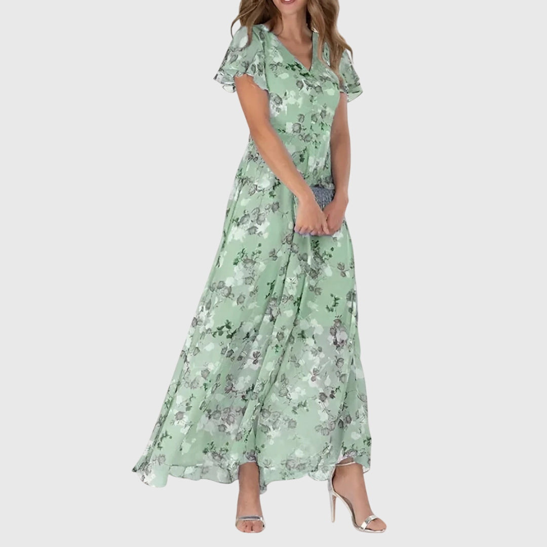 Oriane | Romantic Flowy Maxi Dress