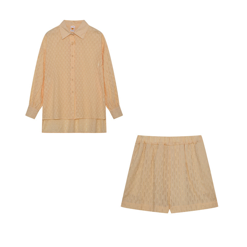 Elizabeth | Breezy Shirt And Shorts Set