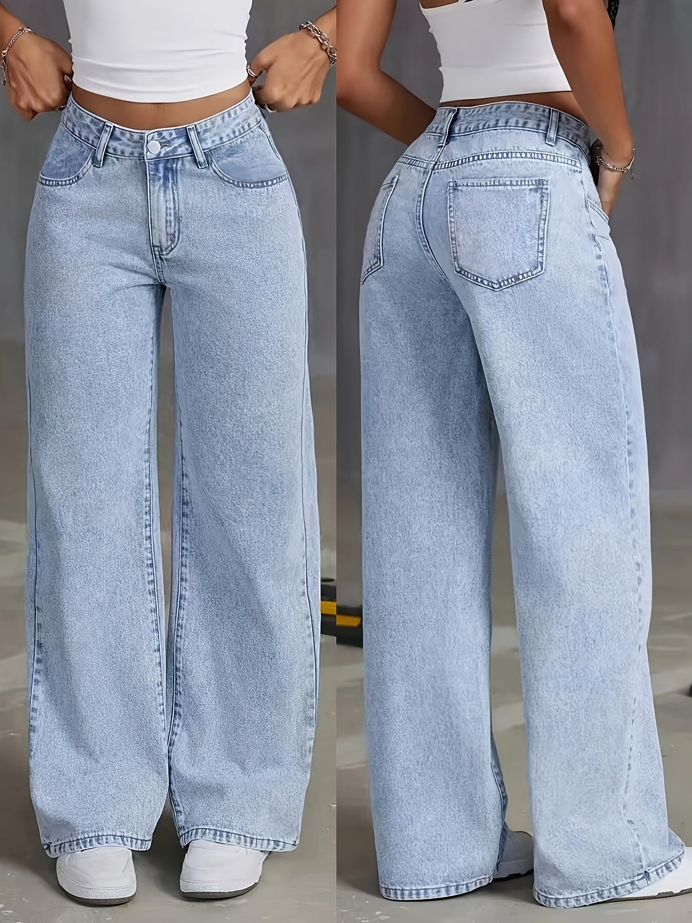 Phin | Trendy High-Waisted Denim
