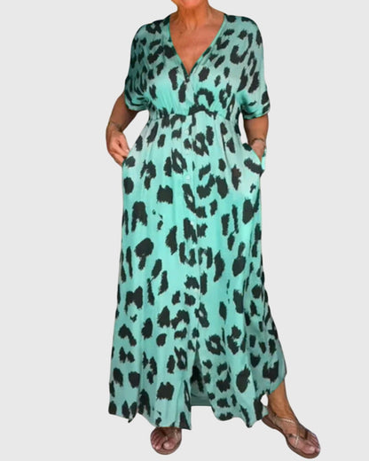 Adriana | Confident Leopard Statement Dress