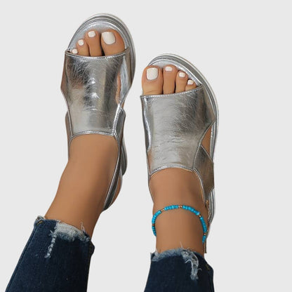 Veronica | Sort Comfort Sandals