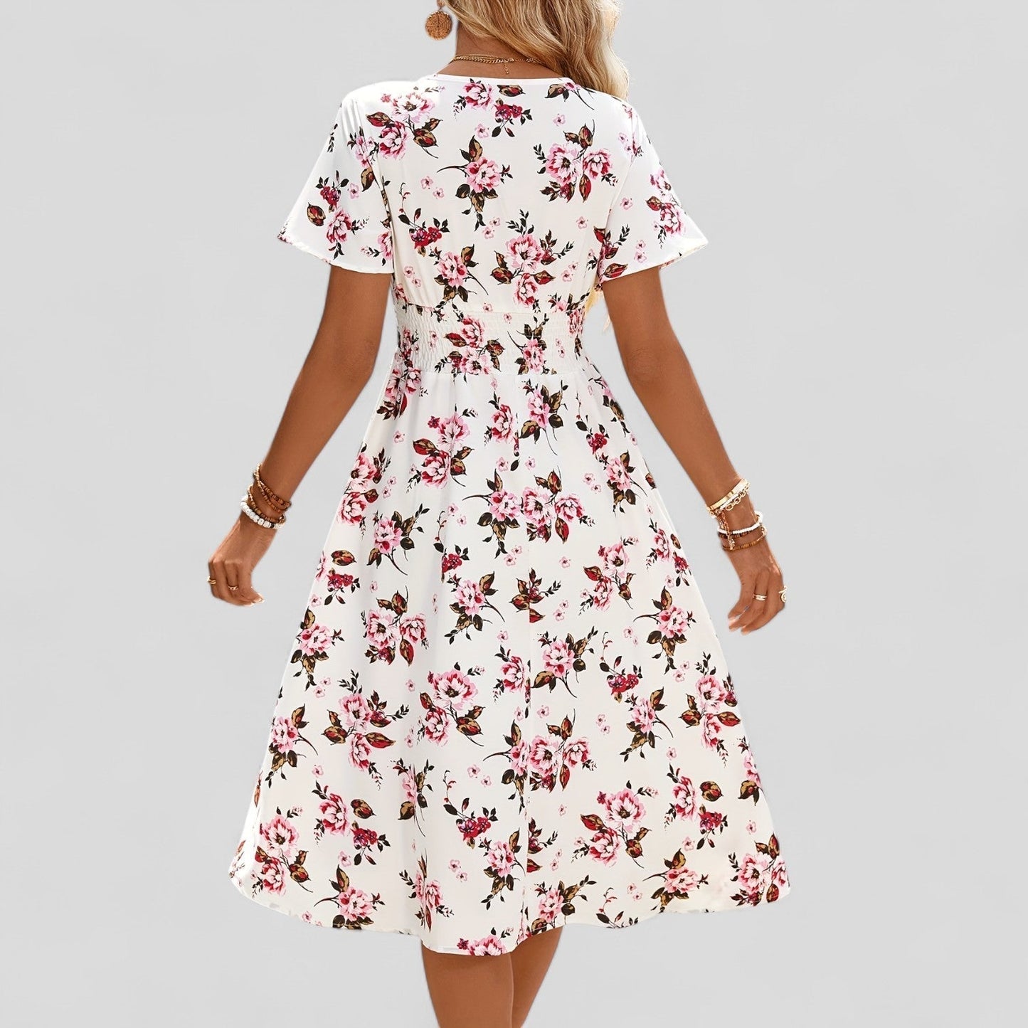 Flora | Comfortable Summer Midi Dress