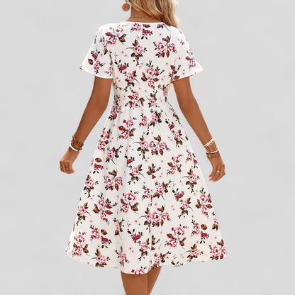 Flora | Comfortable Summer Midi Dress