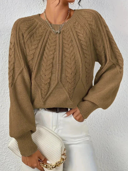 Maribel | Elegant Cable Knit Sweater