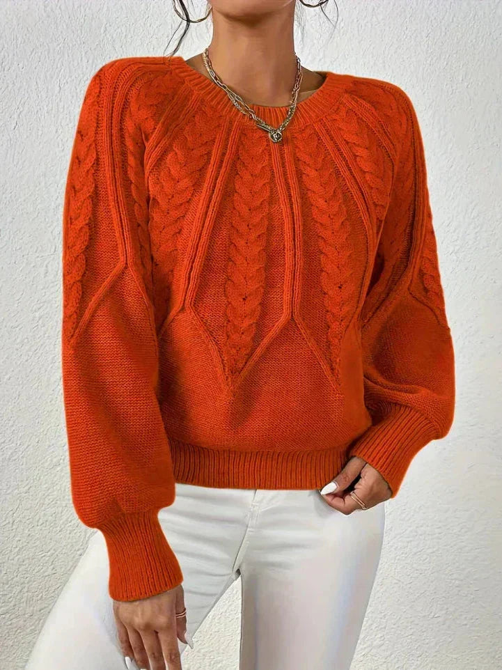 Maribel | Elegant Cable Knit Sweater