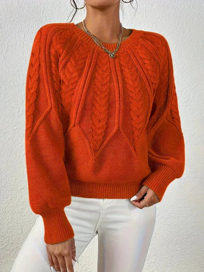 Maribel | Elegant Cable Knit Sweater