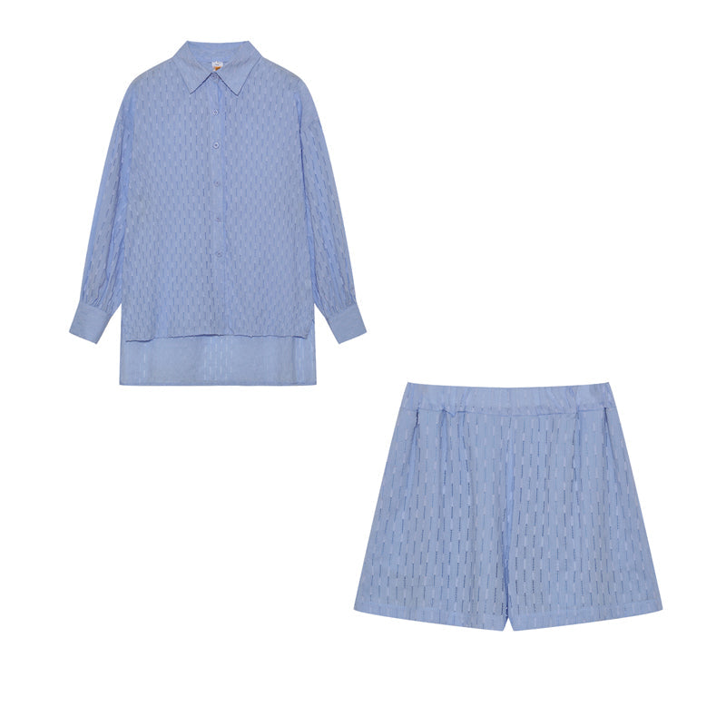 Elizabeth | Breezy Shirt And Shorts Set
