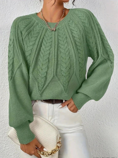 Maribel | Elegant Cable Knit Sweater