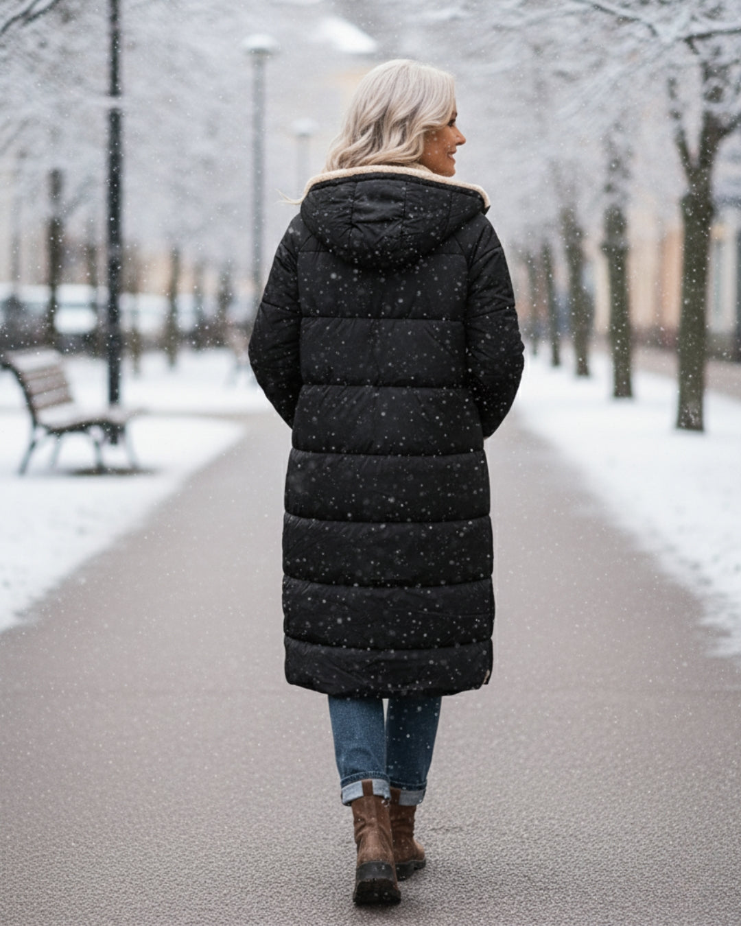 Elora | Insulated Sherpa Winter Coat