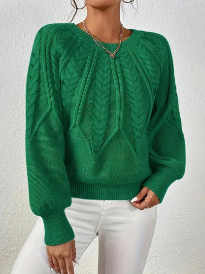 Maribel | Elegant Cable Knit Sweater