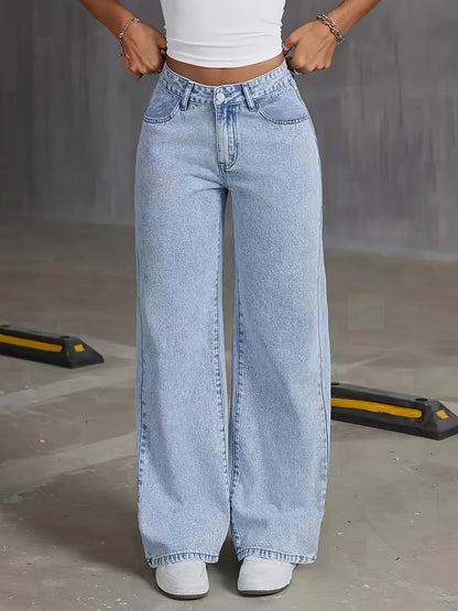 Phin | Trendy High-Waisted Denim
