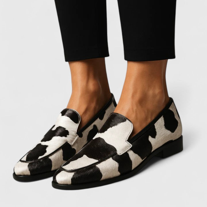 Quintee | Animal Print Loafers