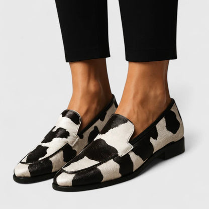 Quintee | Animal Print Loafers