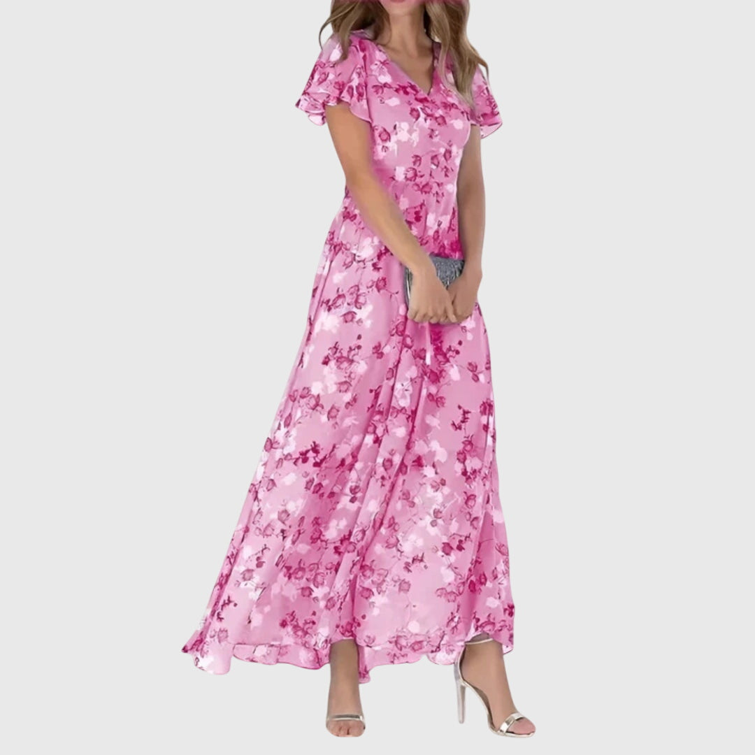 Oriane | Romantic Flowy Maxi Dress
