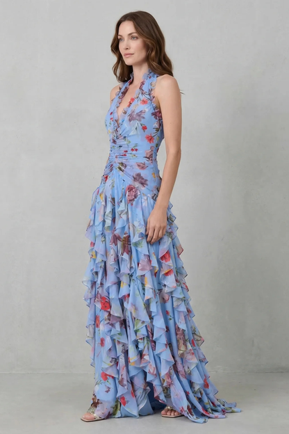Fleur | Halter maxi dress