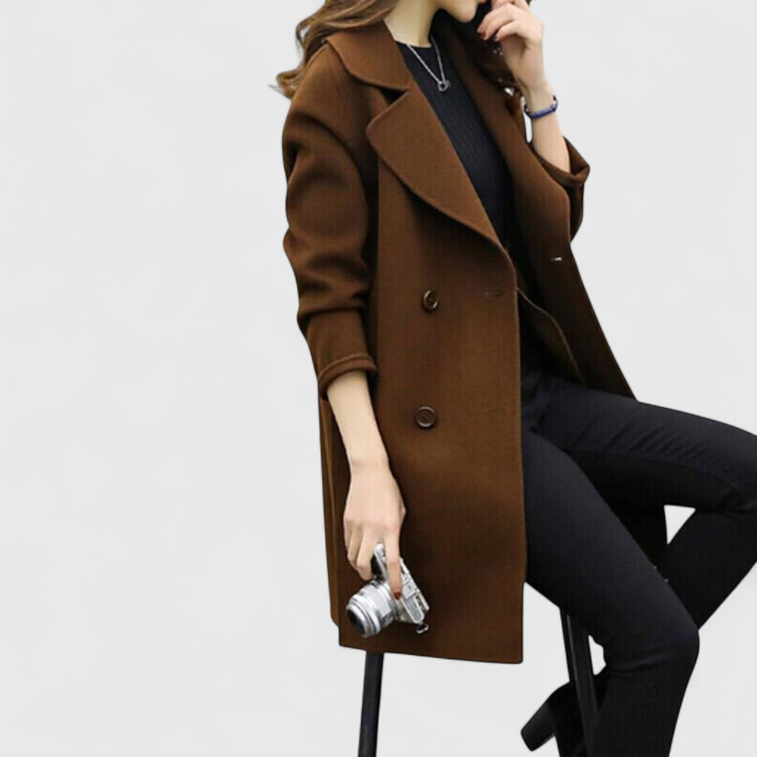 Daisy | Refined Double-Breasted Coat