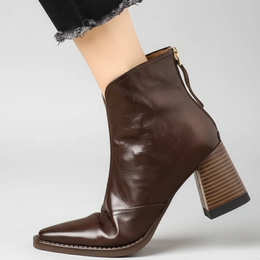 Rosalie | Mid-Heel Ankle Boot