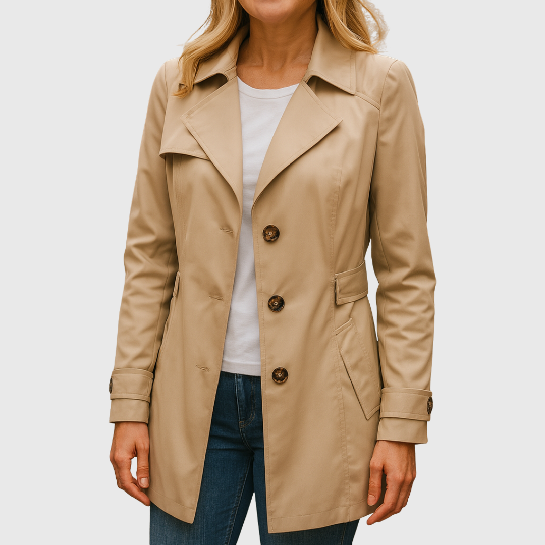 Jade | Refined Autumn Trench Coat