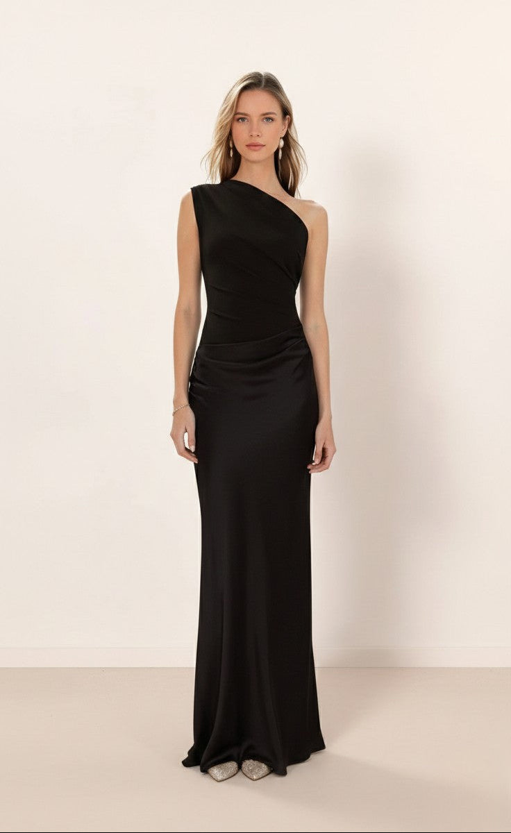 Elvira | One-Shoulder Maxi Dress