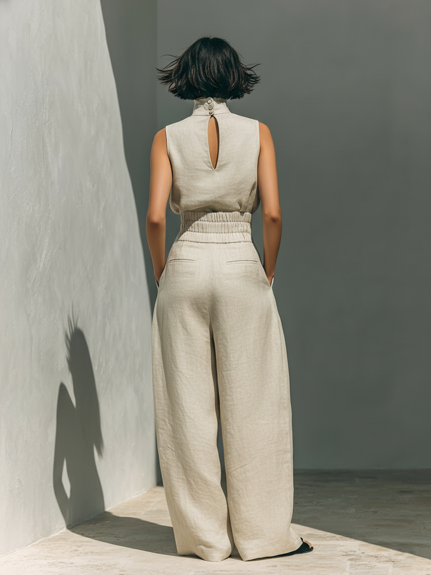 Moreau | Women’s Wide-Leg Cotton Set