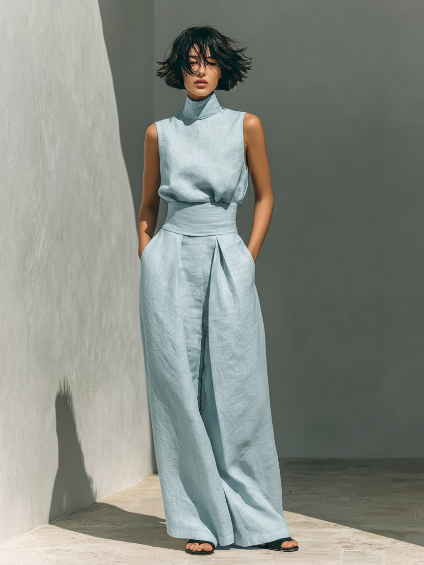 Moreau | Women’s Wide-Leg Cotton Set
